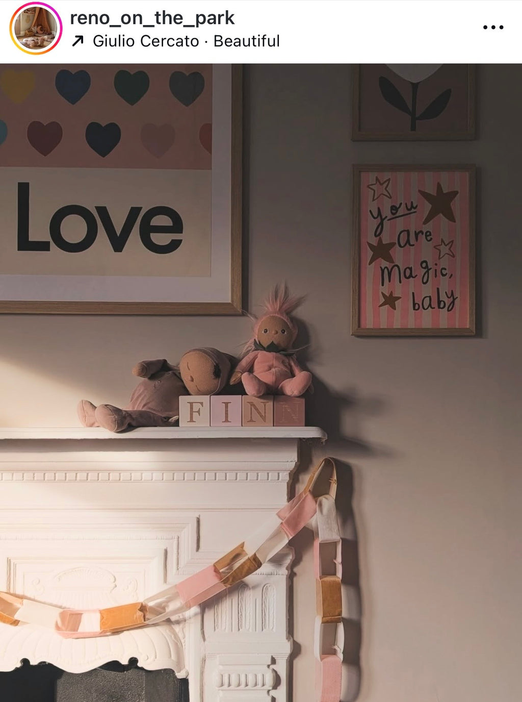 The "Honey Cupcake" Garland