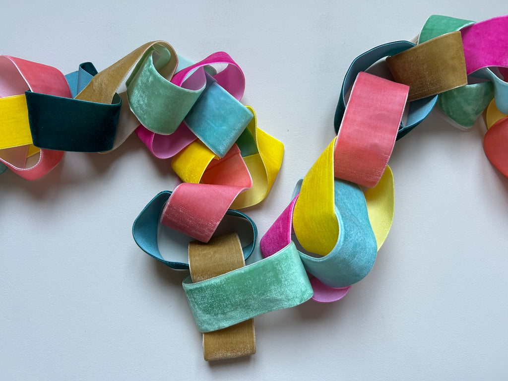The "Neon Dream" Velvet Garland