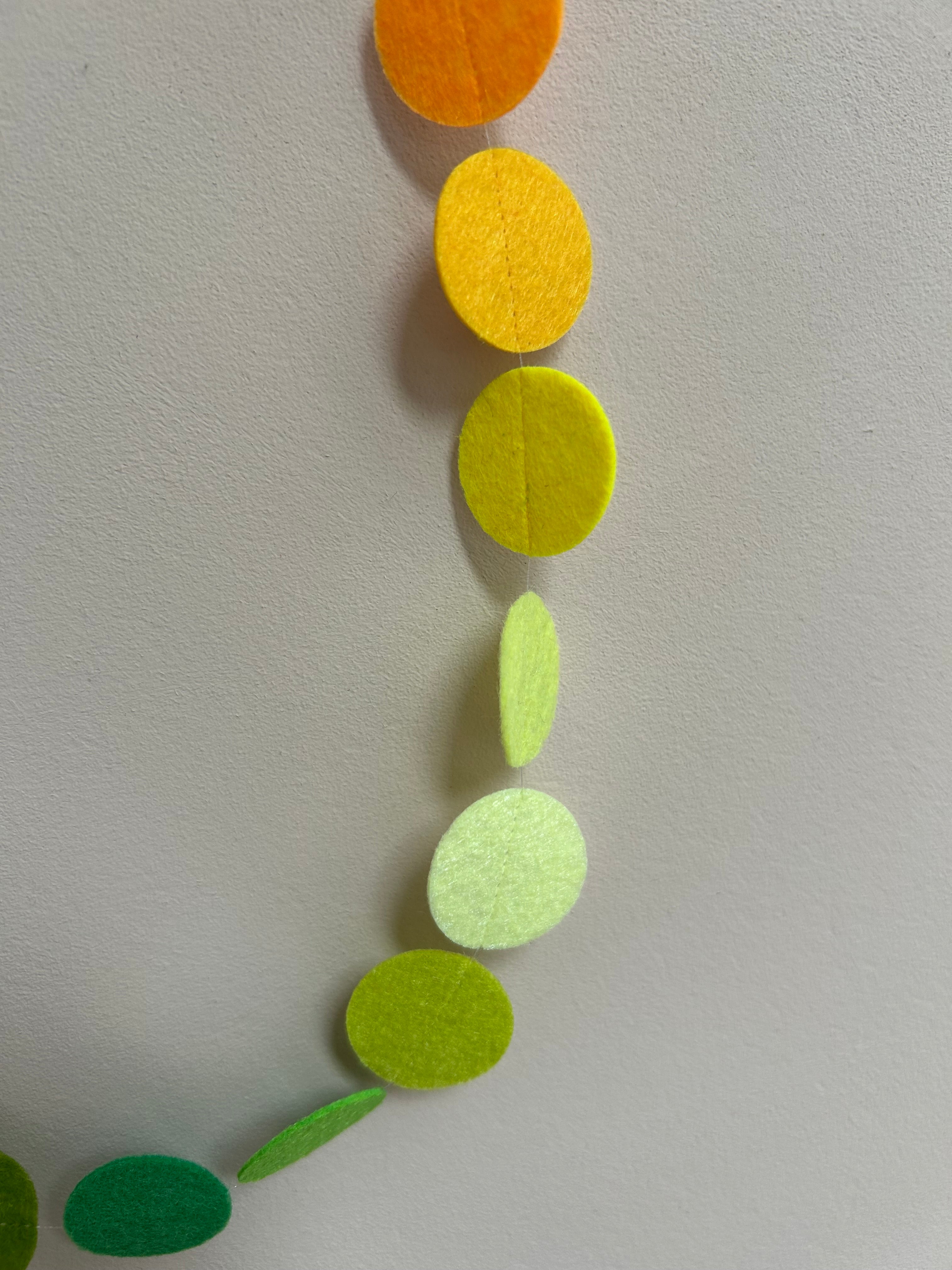 "Confetti" Felt Dotty Garland
