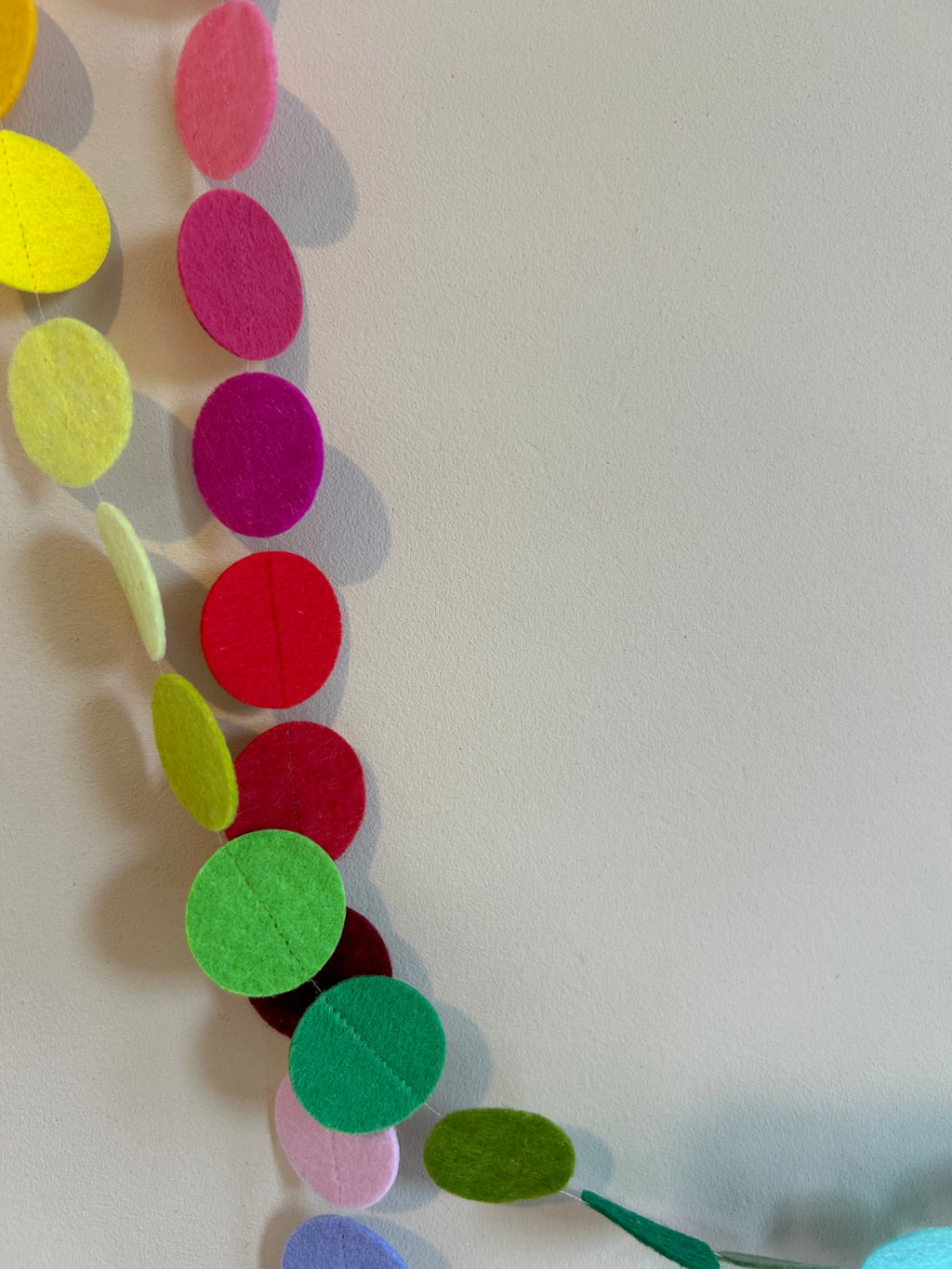 "Confetti" Felt Dotty Garland