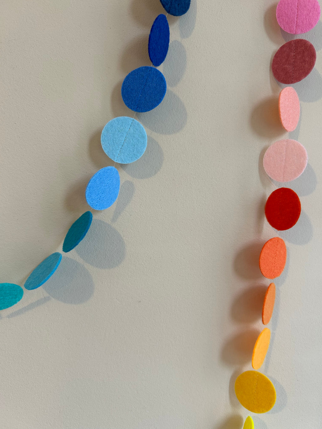 "Confetti" Felt Dotty Garland